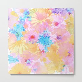flower power Metal Print | Vintage, Pattern, Nature, Abstract 