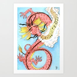 Dragon Song Art Print