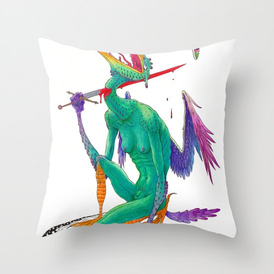 Self Sacrifice Throw Pillow