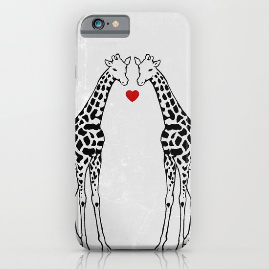 Giraffe Love iPhone & iPod Case