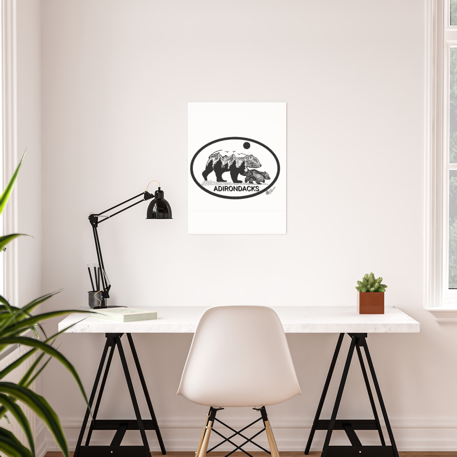 Adirondack Mama Baby Bear Cub Adirondacks Adk Black Bear Art