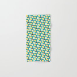 Cheese Pattern - Blue Hand & Bath Towel