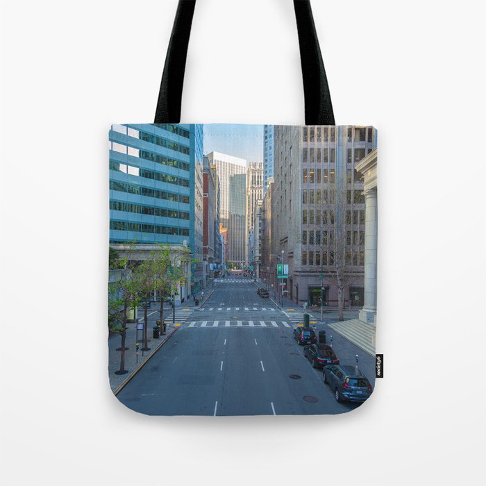 Empty Downtown  Tote Bag