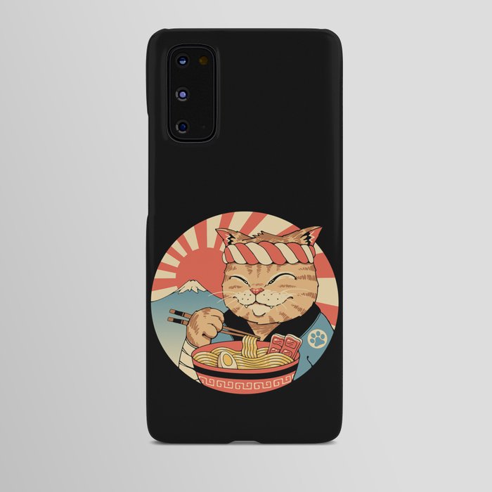 Cat Samurai Ramen Android Case