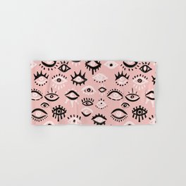 Mystic Eyes – Blush & Black Palette Hand & Bath Towel