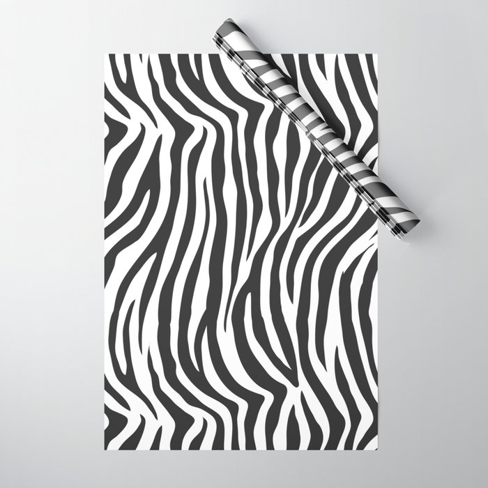 Zebra Stripes Wild Animal Print Wrapping Paper by Avenie Society6