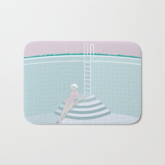 Emptied, Drained Bath Mat