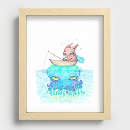 Summer fishing Recessed Framed Print