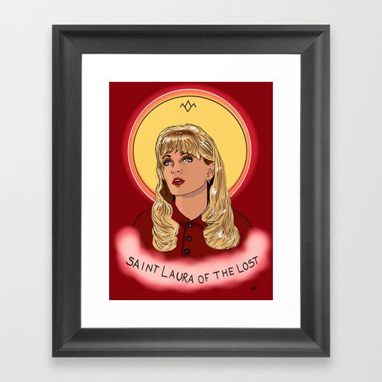St. Laura Framed Art Print