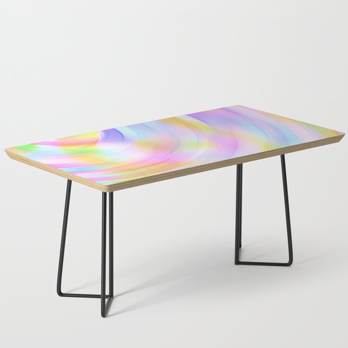 Rainbow Swirl Coffee Table
