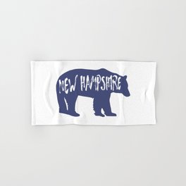 New Hampshire Bear Hand & Bath Towel