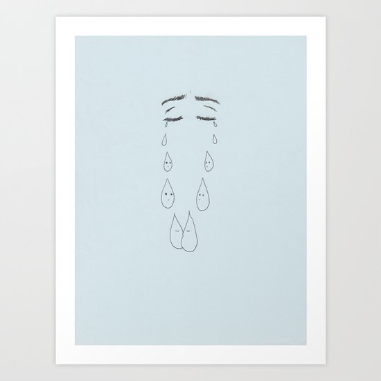 tears Art Print