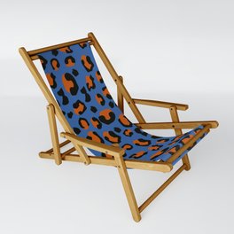 Blue Jungle - Leopard Pattern Sling Chair