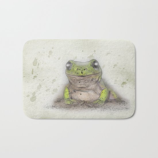 Jeremiah was a bullfrog Bath Mat