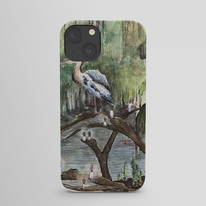 Mr. Blue Heron The Swamp Gatekeeper iPhone Case
