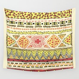 Pizza Pattern Wall Tapestry