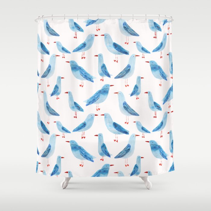 Seagulls Shower Curtain