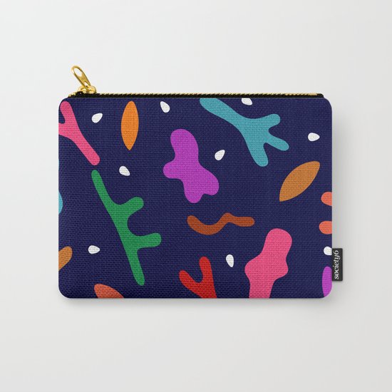 Frangipani tree, Clouds and Rain Carry-All Pouch