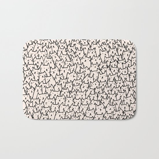 A Lot of Cats Bath Mat