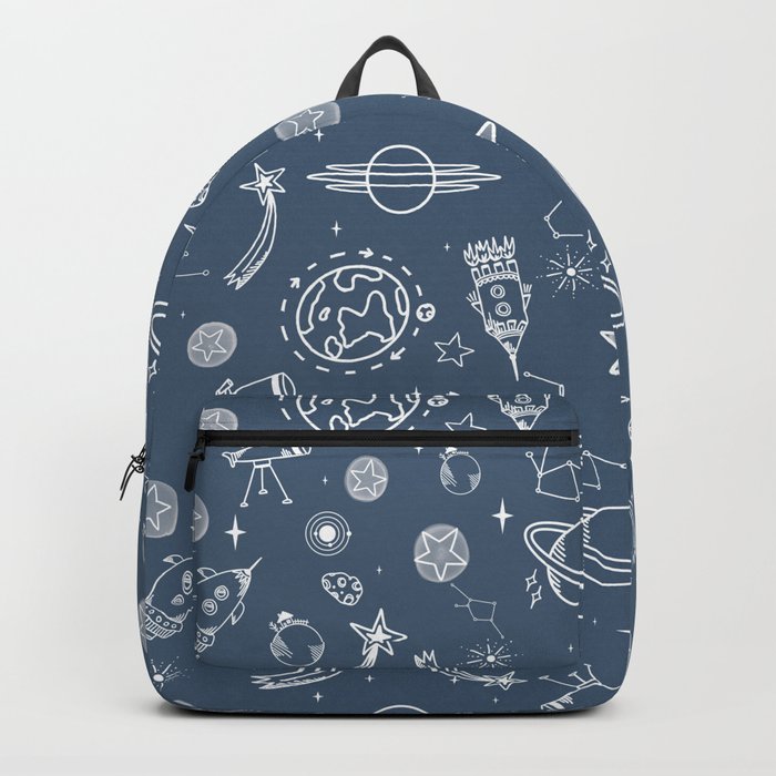 space voyage blue Backpack