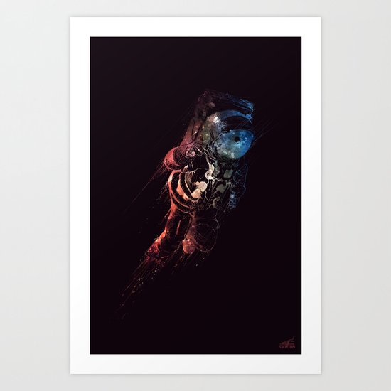 Spaceman Art Print