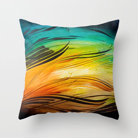 Summer Solstice Throw Pillow