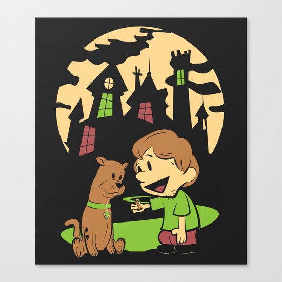 Shaggy n Scoob Canvas Print