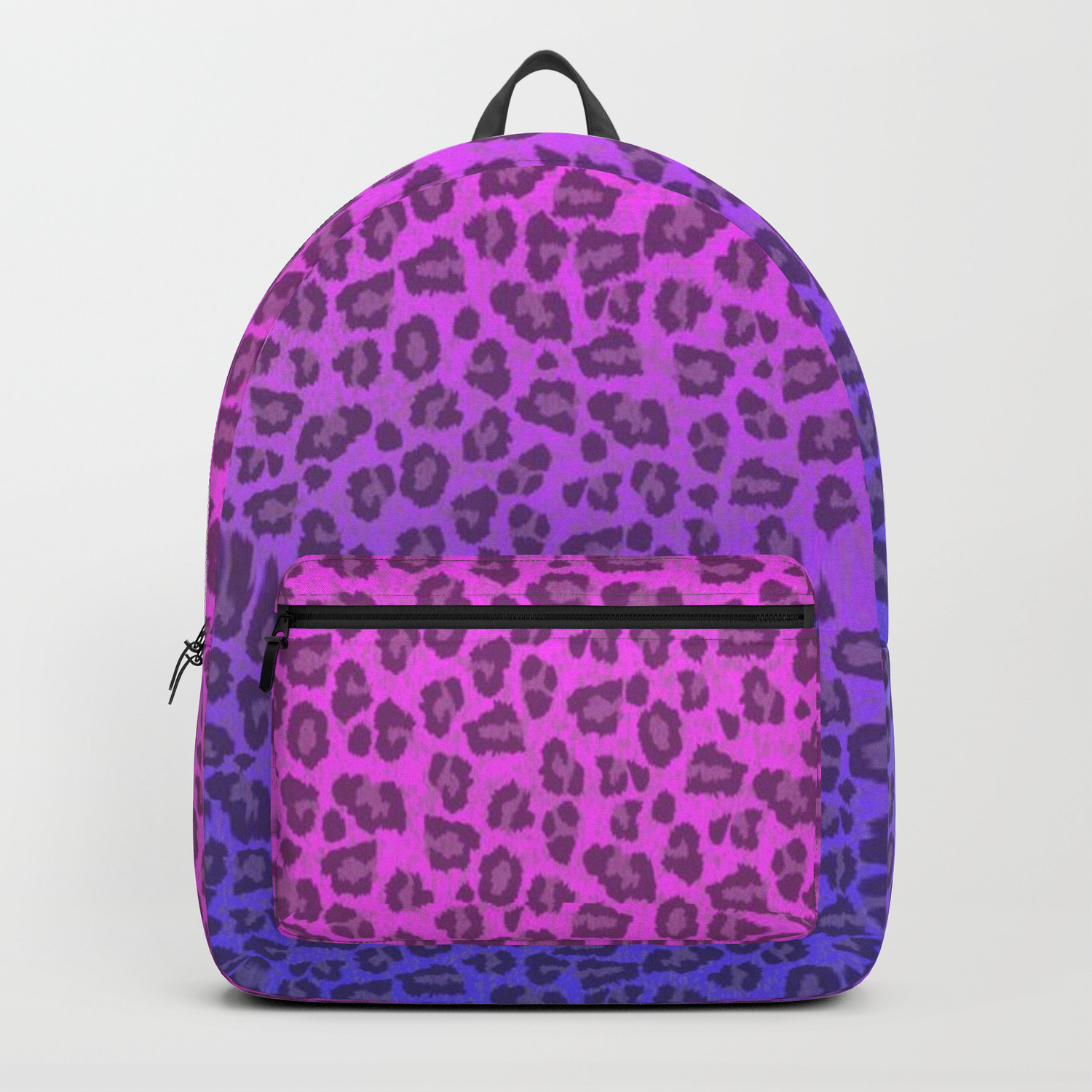 cheetah print pink backpack