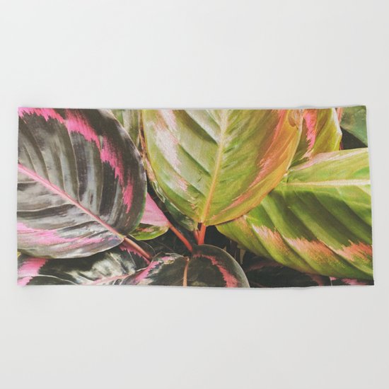 Leafy Beach Towel