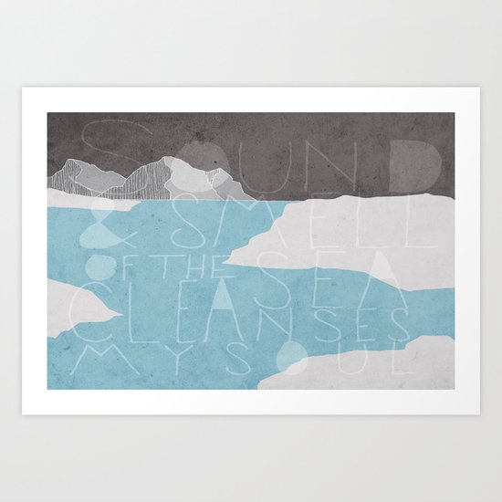 The Sea Art Print