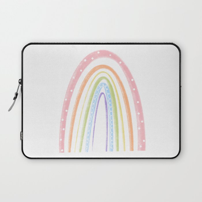 pastel chalk rainbow Laptop Sleeve