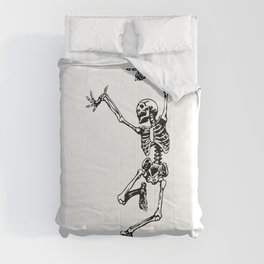 Dancing Skeleton | Day of the Dead | Dia de los Muertos | Skulls and Skeletons | Comforter