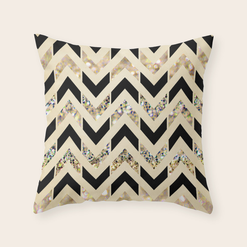 cream and gold pillows