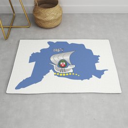 Flag Map of Kaliningrad  Rug | Russian, Sovietunion, Russiancity, Graphicdesign, Kaliningradsymbol, Europeanrussia, Cccp, Russia, Mikhailkalinin, Russianexclave 
