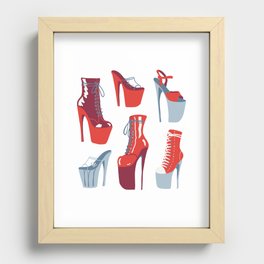 Sexy Heels Recessed Framed Print