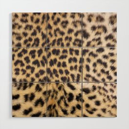 Leopard print Wood Wall Art