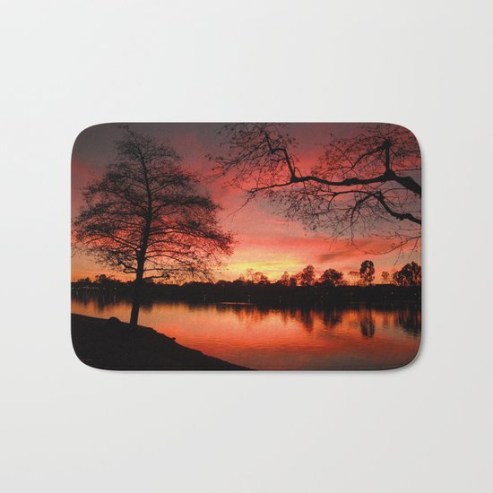Sunset Lake. © J. Montague. Bath Mat