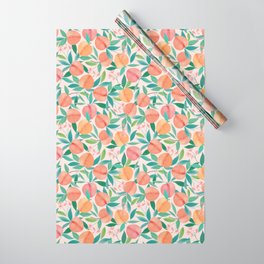 Just Peachy Peachy Clean Wrapping Paper