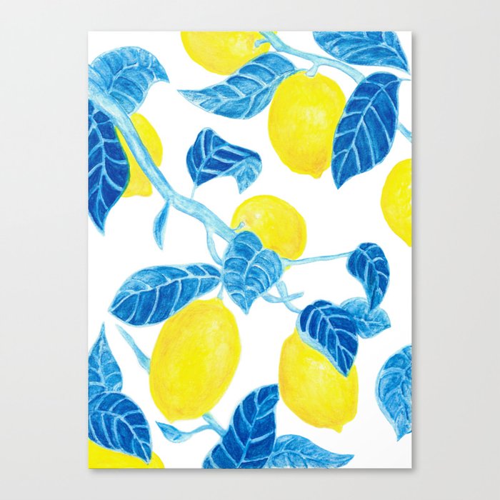 Fresh Lemon 2 Canvas Print