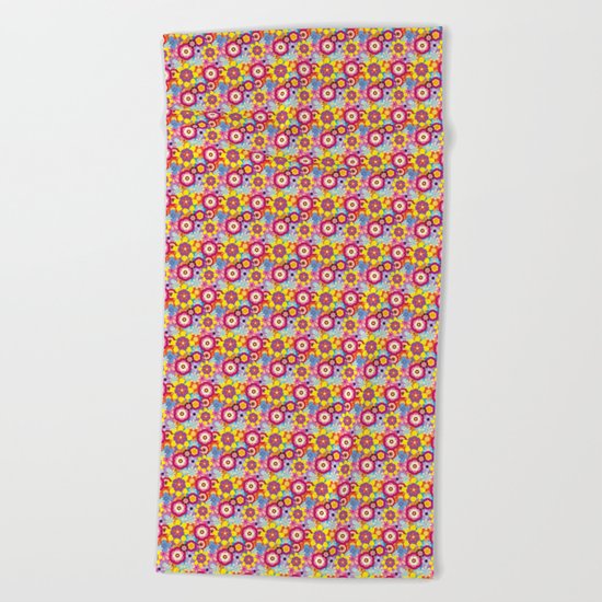 Floral Mix Beach Towel