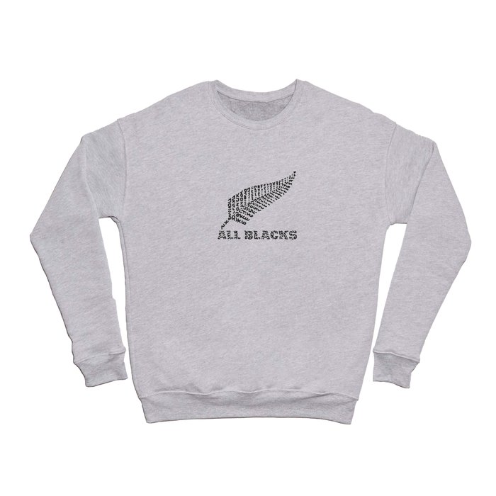 passagier Duplicatie lager All Blacks" Rugby Team New Zealand Crewneck Sweatshirt by Karotene |  Society6
