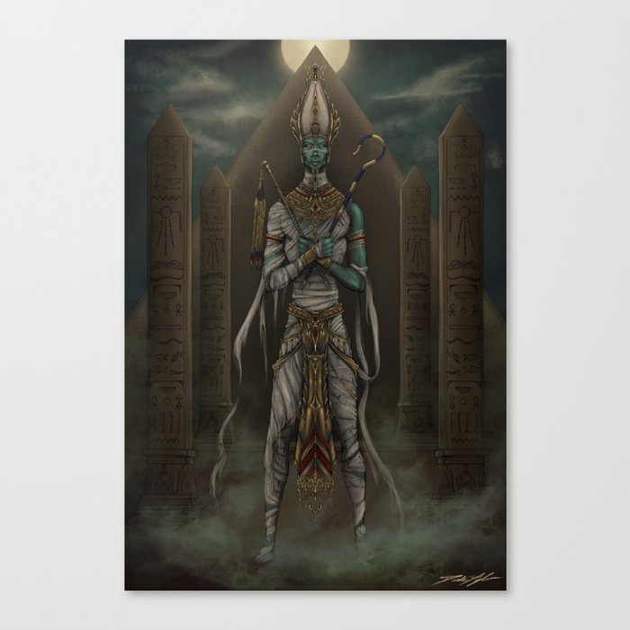 Ausar / Osiris  Canvas Print