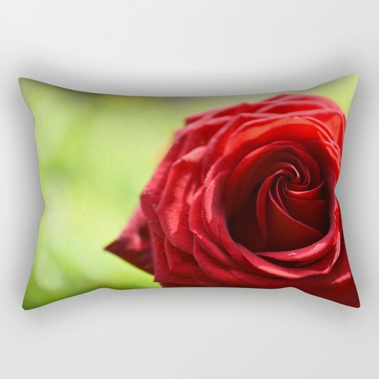 Red rose in LOVE - Roses- Valentine Rectangular Pillow