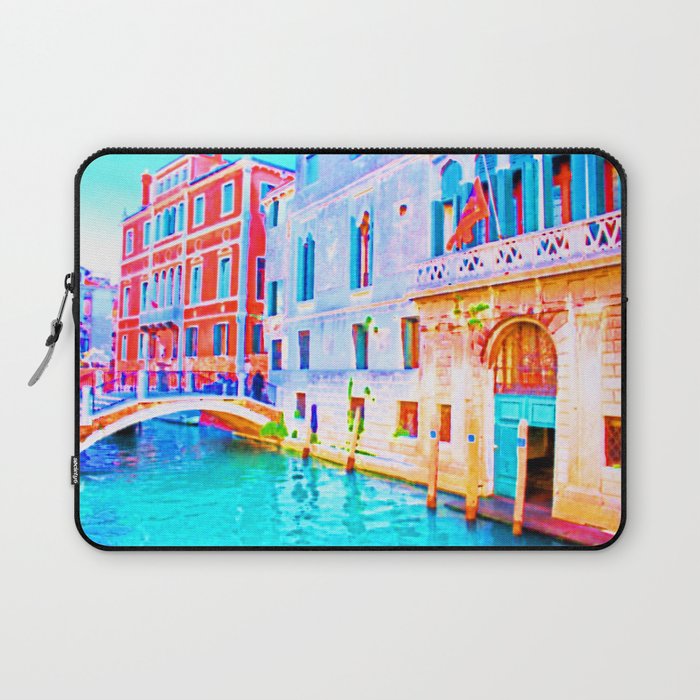 Secret Venice | Italy | Abstract Digital Painting Laptop Sleeve