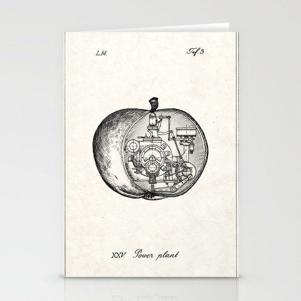 Power Plant - Apple Stationery Cards