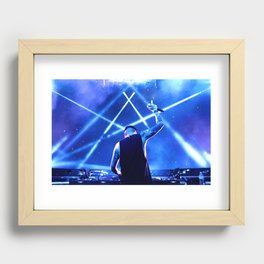 Yultron Blue Recessed Framed Print