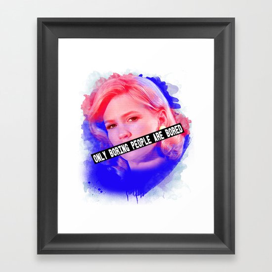 January Jones as Betty Draper in Mad Men Framed Art Print