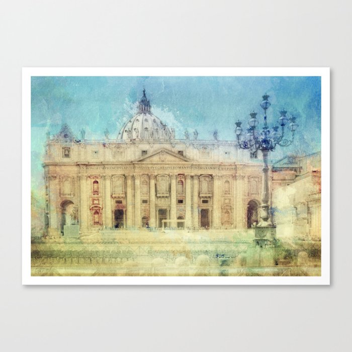 ROME st peter Canvas Print