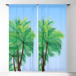 green palm Blackout Curtain