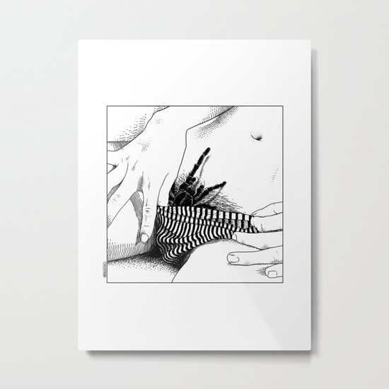 asc 472 - L'heure du repas (Feeding time) Metal Print